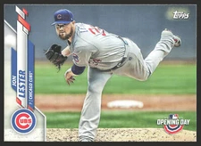 2020 Topps Opening Day #53 Jon Lester