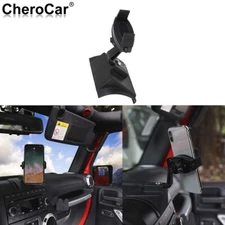 Car Cell Phone Mount Holder Bracket Kit for 11+Jeep Wrangler JK JKU Accessories