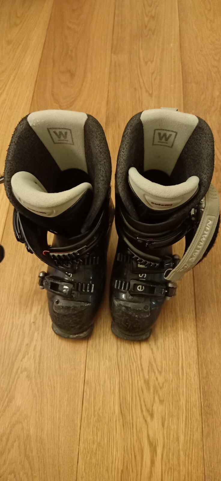 Salomon ""Autofit"" scarponi da sci per bambini colore nero taglia 22 plus