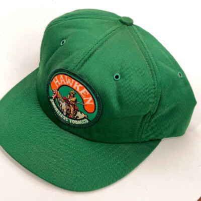 Vintage All Foam Swingster Made USA Hat Hawken Smokeless Tobacco