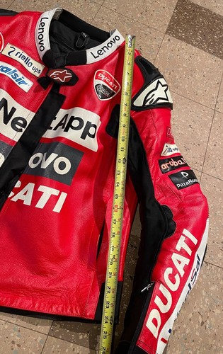Leather Ducati Motorcycle Jacket Size 44 - Foto 20 di 24