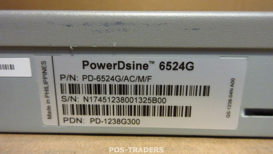 PowerDsine PD-6524G/AC/M/F 24-Port Gigabit Managed PoE Midspan 10/100/1000BT - Image 3 of 3