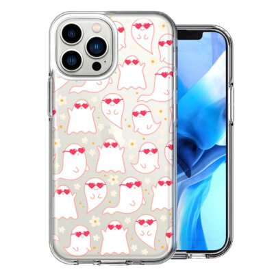 For Apple iPhone 13 Pro Max Heart Glasses Ghosts Vaneltine's Daisy Case