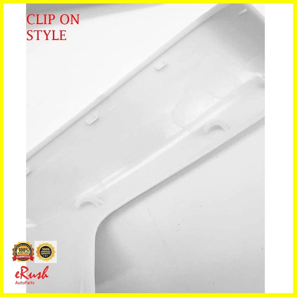 CUBIERTA DE ESPEJO DE REPUESTO CON CLIP BLANCO PERLA PARA CHEVY SILVERADO 1500 2019-2024 Foto 2 de 2