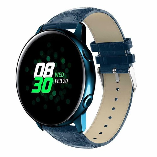 Cinturino da polso in pelle per Samsung Galaxy Watch attivo 2 44 mm 40 mm - Foto 4 di 14