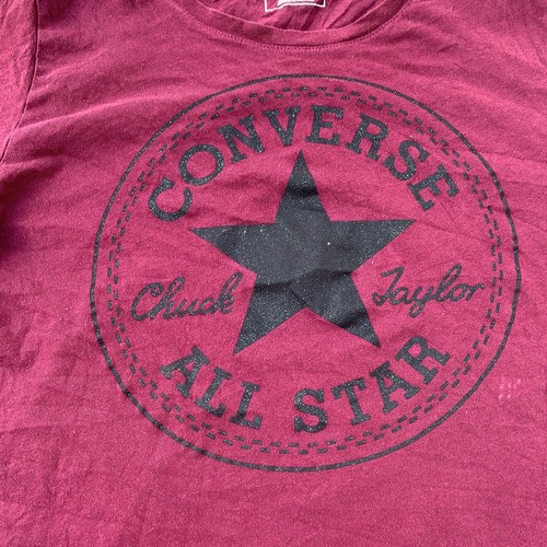 Girl’s Converse All Star T-Shirt With Sparkle Logo Size XL - Picture 2 of 8