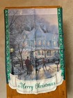 Thomas Kinkade flag - 'Merry Christmas', 28" x 40"