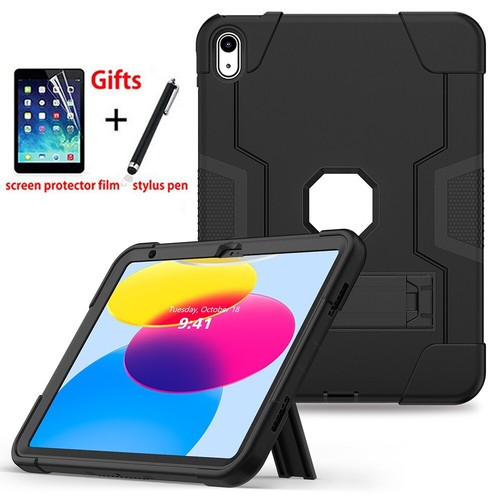 For iPad 11/10/9/8/7/6th Gen Air 4 5 Pro Heavy Duty Shockproof Case Stand Cover - Picture 11 of 22