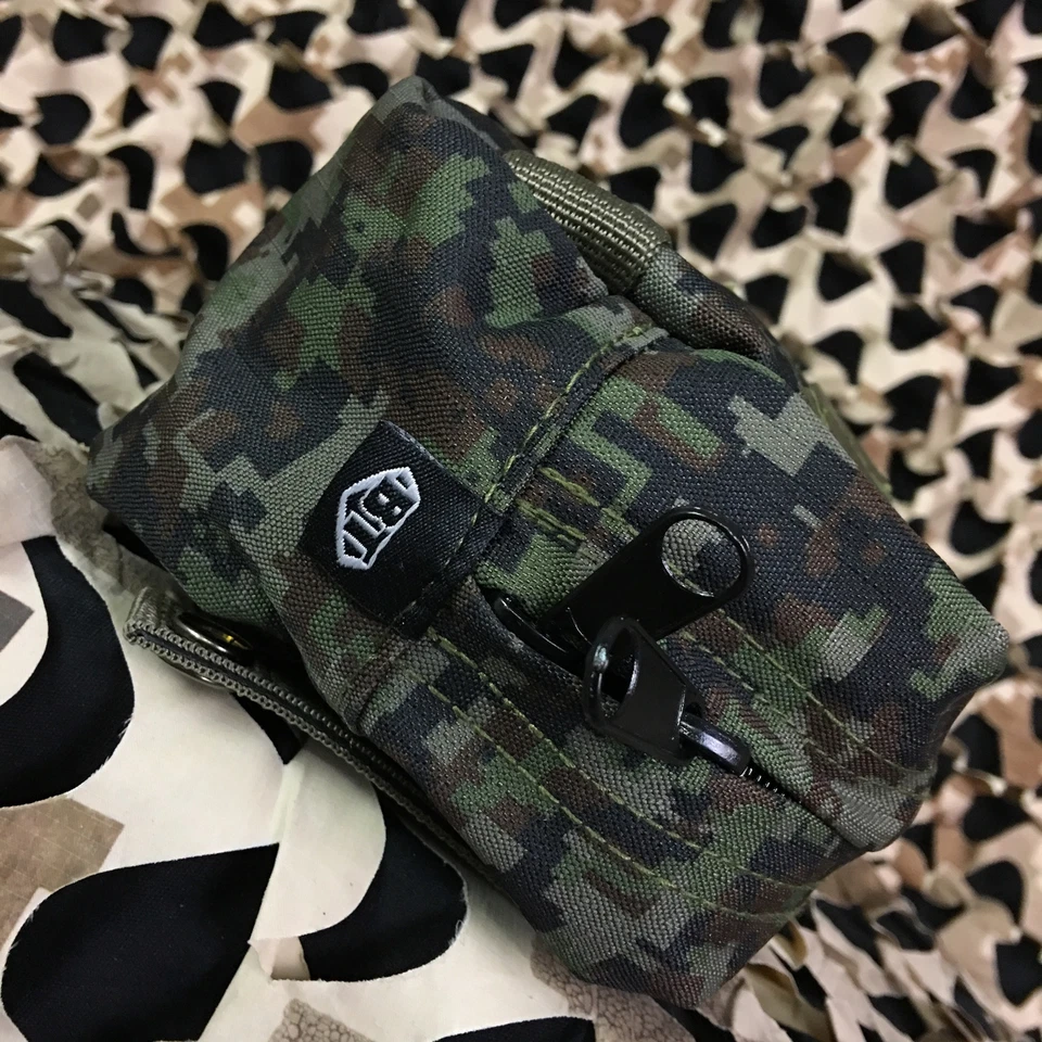 NEW BT ZIPPER Large Molle Vest Paintball Pouch - Woodland Digi Camo (36732) - Image 4 of 4