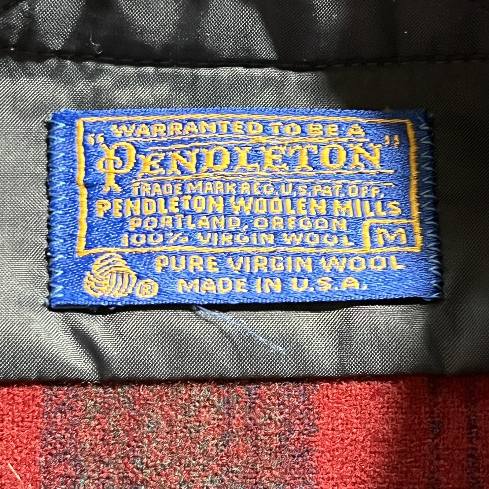 Pendleton Wool Flannel Button Down Shirt Red Men’… - image 4