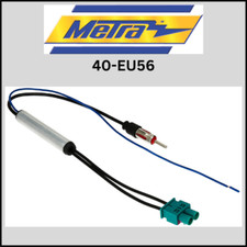 Metra 40-eu56 Dual Fakra Car Radio Antenna Adapter Cable For 2005-up European