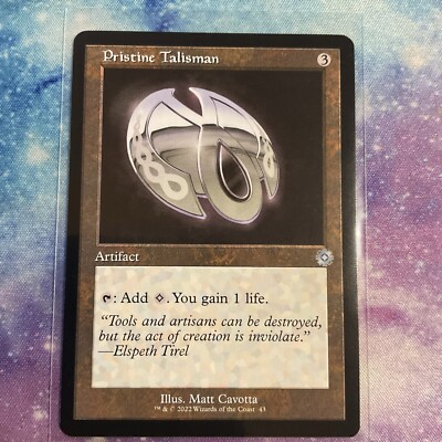 Pristine Talisman (REGULAR) x1 - MTG The Brothers' War Retro Artifacts ...
