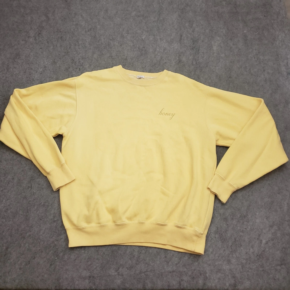 Brandy Melville Sweater Womens One Size Yellow Oversized
