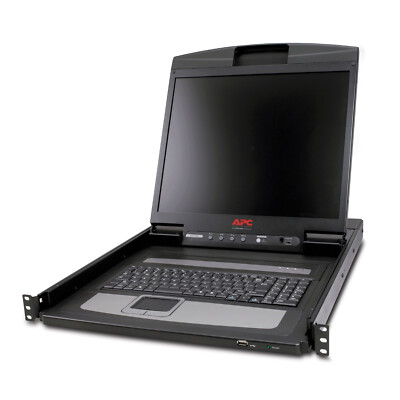 APC AP5719 - 19'' Rack LCD Console 1U Rack-Mountable Keyboard Mouse & 19'' Display