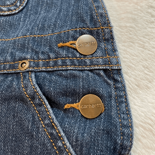 VINTAGE TODDLER CARHARTT WIP SIZE 4T. BUCKLE & BUTTON CLOSURE. PERFECT CONDITION - Picture 7 of 12