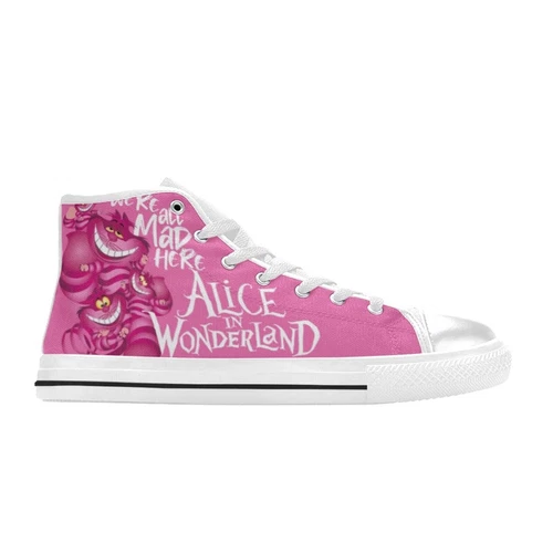 Alice in Wonderland Cheshire Cat High Top Sneaker