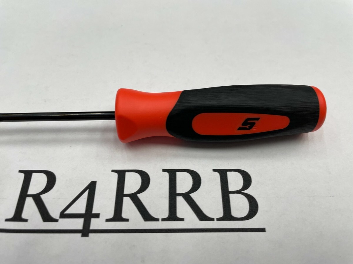 Snap-on SGSR2AO Mini Soft Grip Spoon Seal Removal Tool – 5-1/2", Orange Instinct Handle 5 thumbnail image