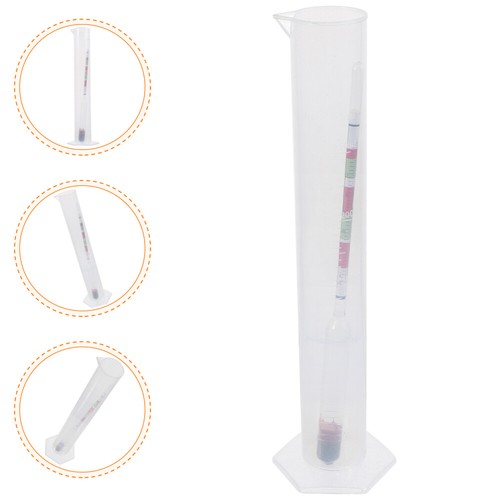 Hydrometer Set For Alcohol Measurement And Home Brew Beer Testing