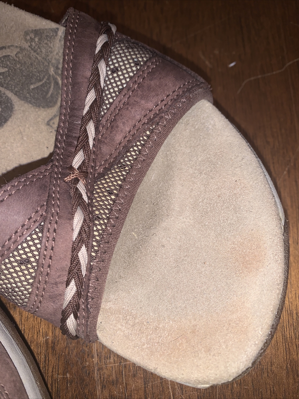 Sandali Merrell ""Violotta Bracken"" da donna marroni in pelle cinturino regolabile taglia 8