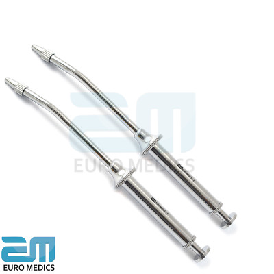 Dental Amalgam filling Carrier Gun Syringe Restorative Filling Tools Set Of 2