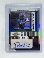 2022 Panini Chronicles - Contenders Prospect Ticket Optic #PTO-DH Dustin Harris