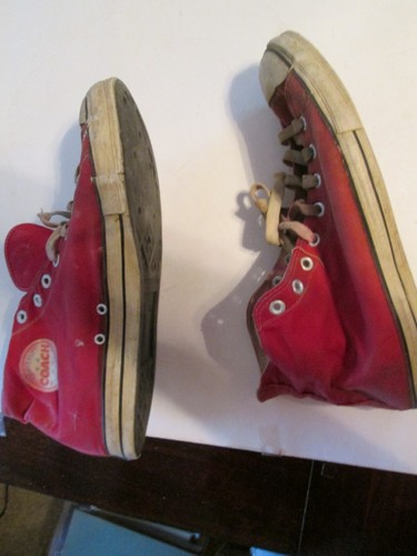 Converse Coach High Top gebraucht rot Größe 13 - Bild 9 von 13