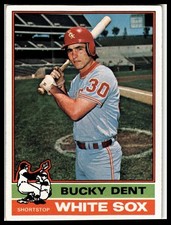 1976 Topps #154 Bucky Dent