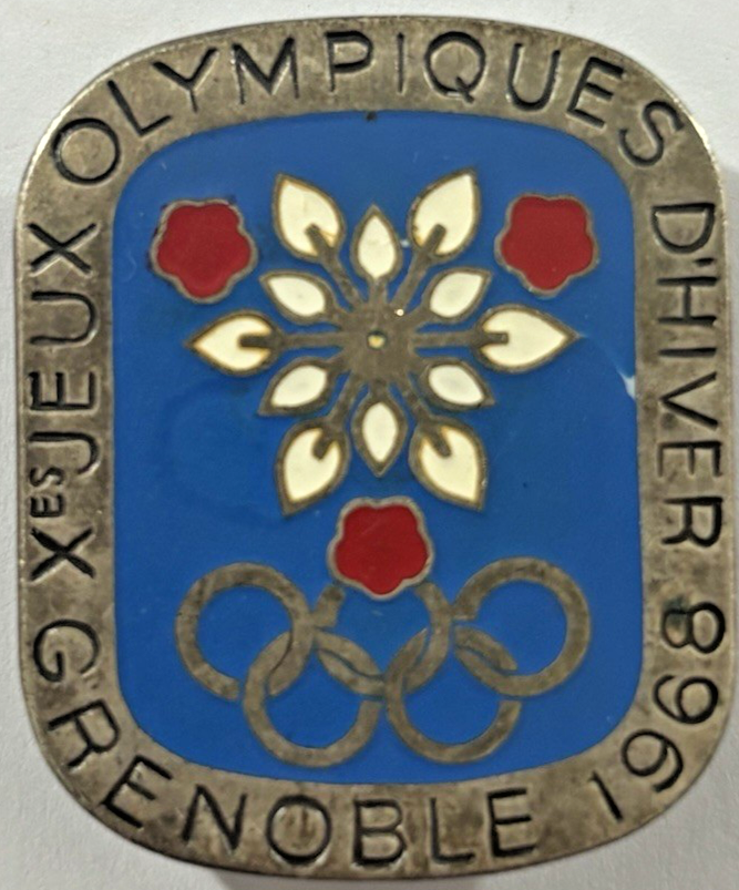 Badge du Comité National Olympique aux jeux de Grenoble 1968 | G