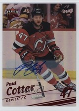 2025-26 Upper Deck Fleer Ultra Red Rainbow Foil 10/10 Paul Cotter #39 Auto 1os2