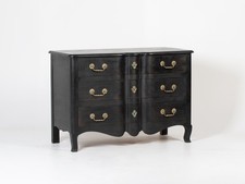 French Ebonised Commode, Mid 20th Century
