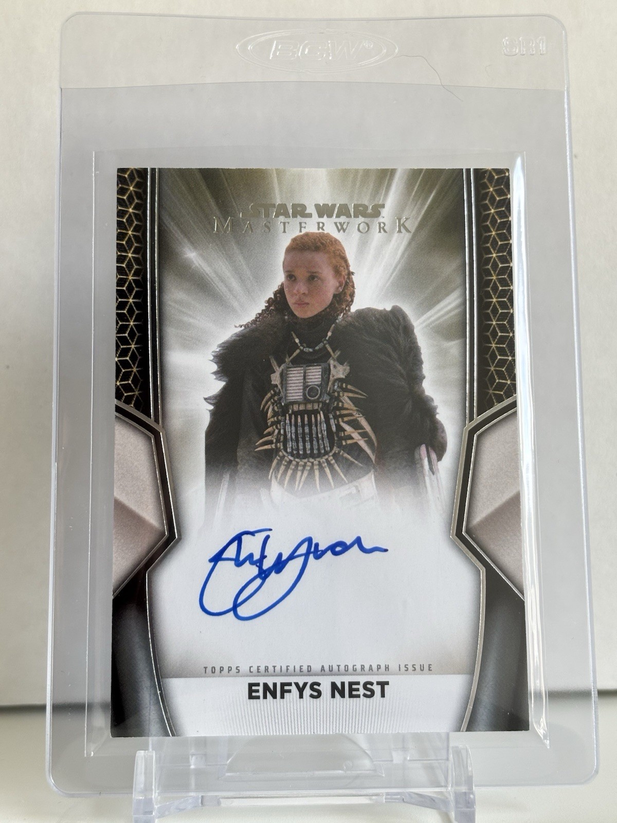 2025 Topps Star Wars Masterwork Erin Kellyman as Enfys Nest Base Auto