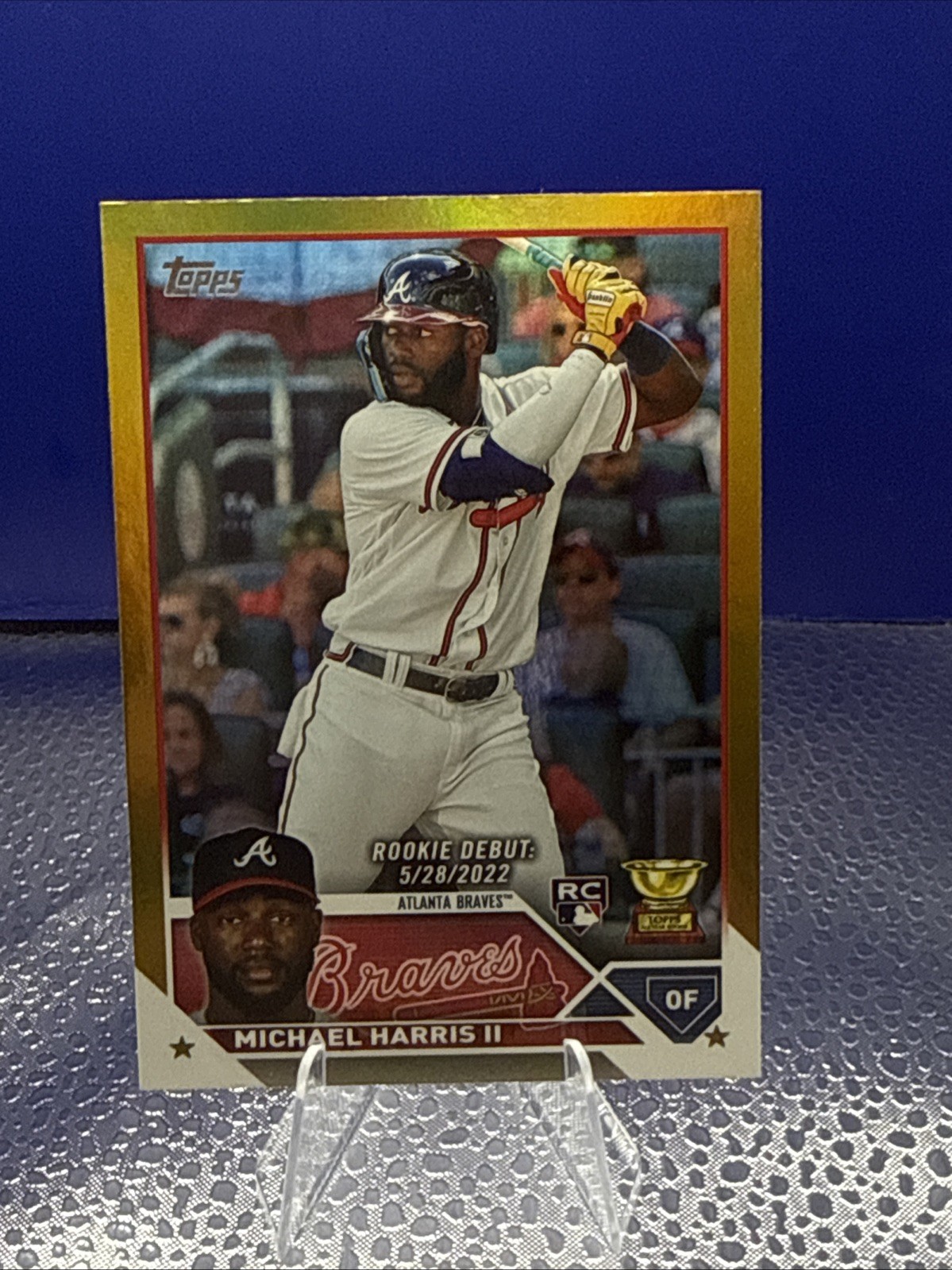 2023 Topps Update Series - Rookie Debut Michael Harris II #US225 Gold Foil (RC)