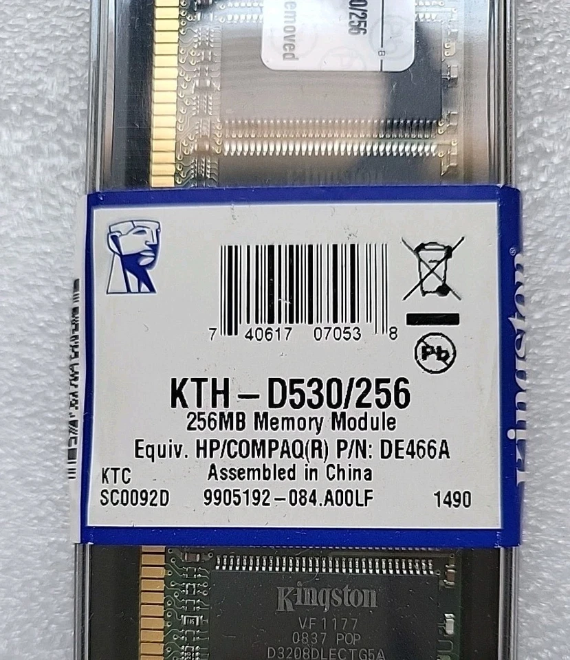Kingston KTH-D530/256 256MB MEMORY Module Sealed - Image 3 of 4