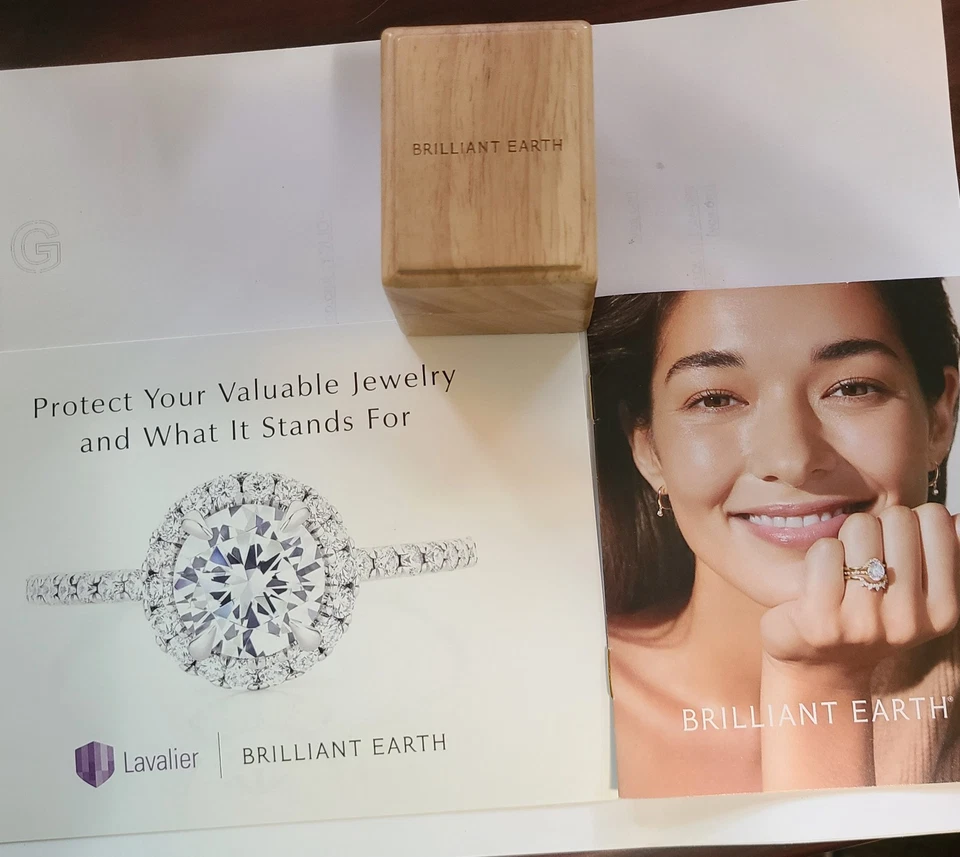 .34 Ct Brilliant Earth Diamond Ring Round Ideal Cut - Image 3 of 4