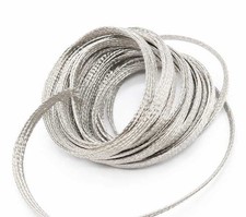 Tinned Copper Braided Sleeve Expandable Shield Cable Sheath Metal Wire Wrap
