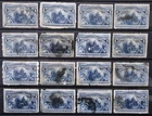 US Stamp Collection 1893 1c Columbian Exposition Lot of 16 Scott # 230 Used