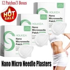 12Pcs Nano Micro Needle Plasters Ginder Gentle Soothing Massage Weight Patches