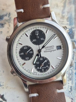 Seiko Panda Chronograph - Quartz 7t27
