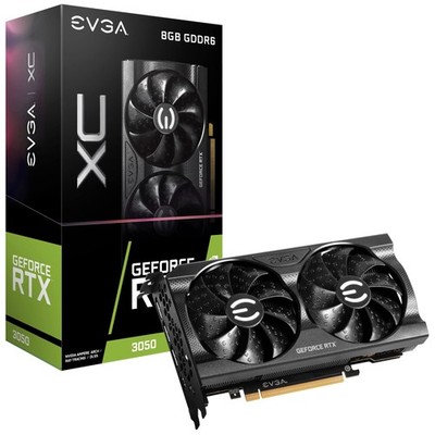 EVGA GeForce RTX 3050 8GB XC Gaming GDDR6 Dual-Fan (08G-P5-3553-KR)