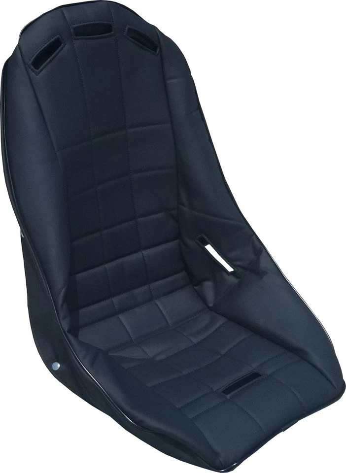 Funda de asiento de vinilo Rci 8021S, One negra poli Lo-Back negro rendimiento piezas de carreras Foto 2 de 4