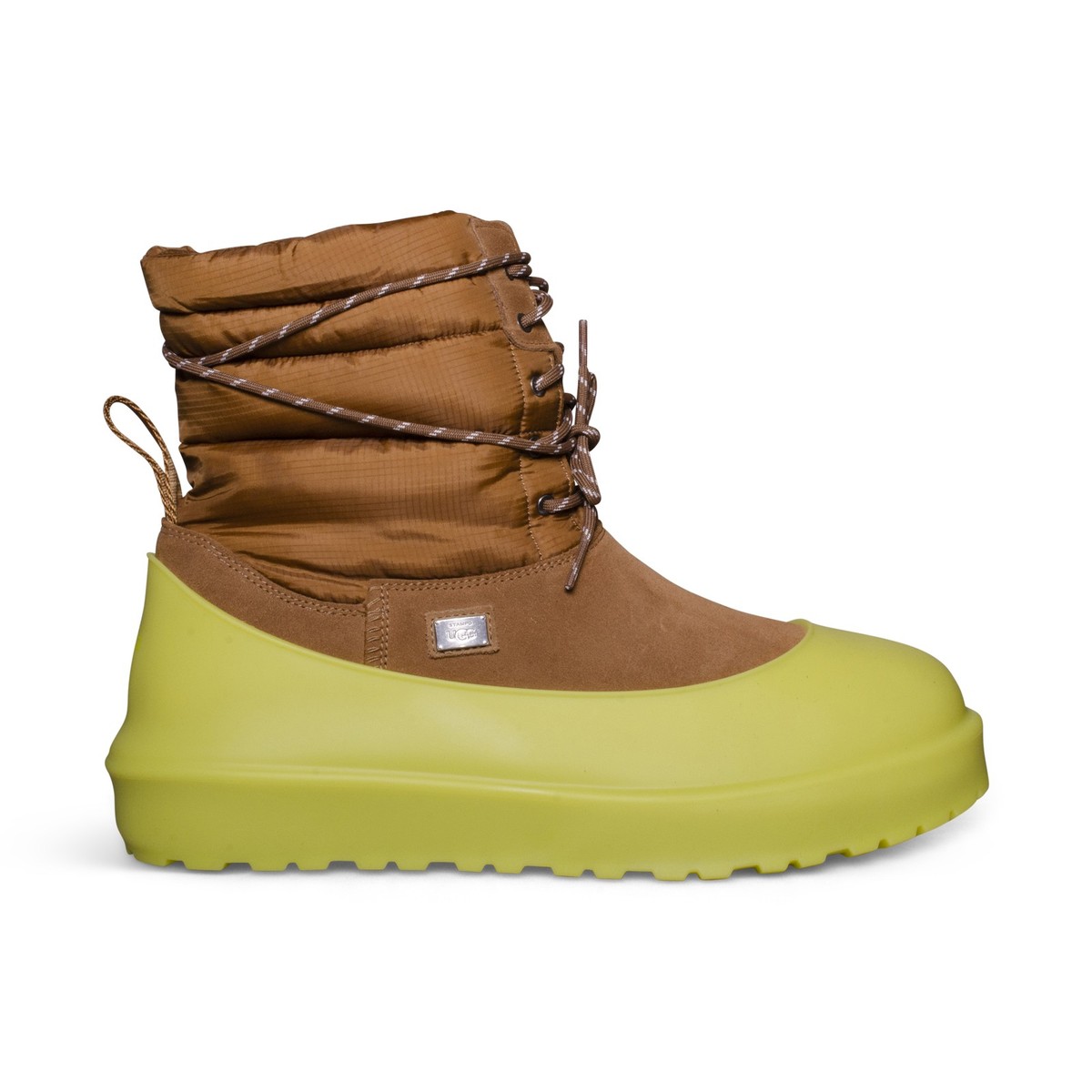 UGG X STAMPD CLASSIC LACE UP CHESTNUT SUEDE WATERPROOF MEN'S BOOTS