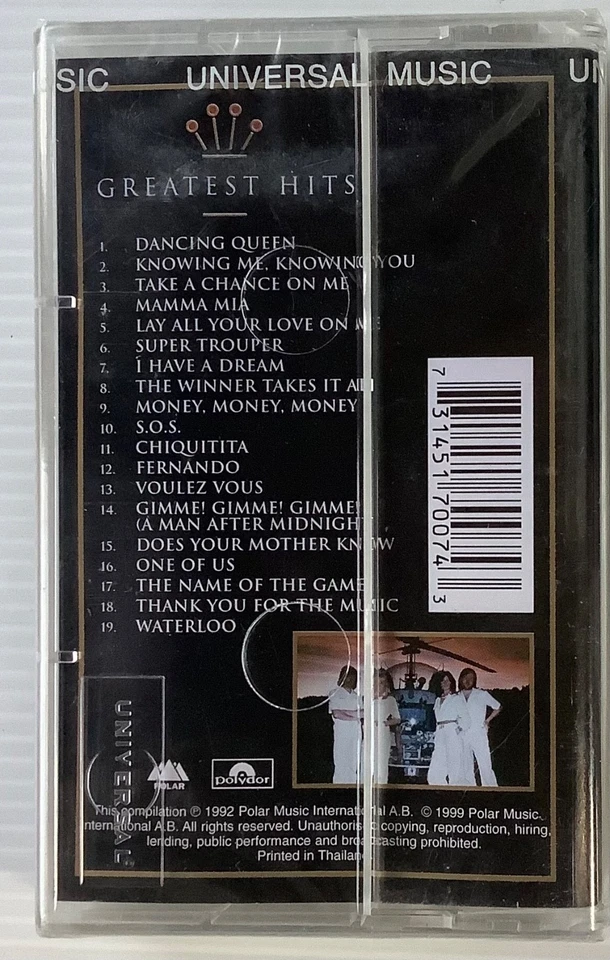 New ABBA Gold Greatest Hits Original Thailand Cassette Seal - Image 4 of 4