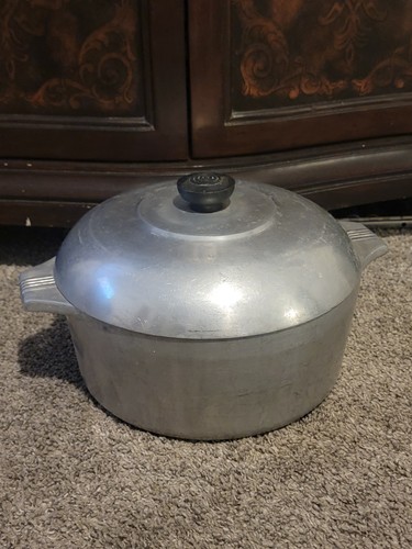 Wagner Ware Sidney O Magnalite 4248 P 5 Quart Pot Dutch Oven 10” Roaster - Picture 3 of 8