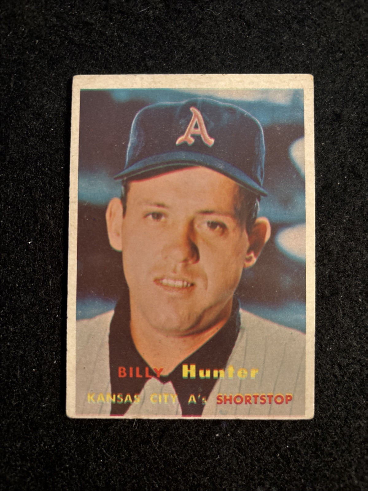1957 TOPPS  # 207 BILLY HUNTER  VG C 5419