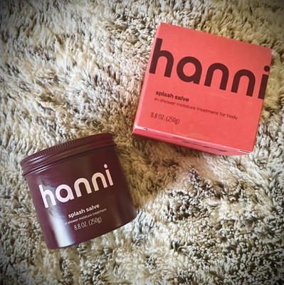 NIB 100% Authentic Hanni Splash Salve In-Shower Body Moisture Treatment, 8.8 oz