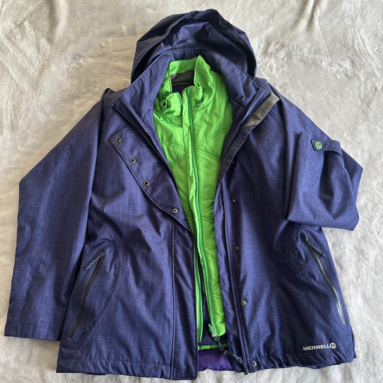Merrell Woman Sport  Double Winter Jacket Green N… - image 1