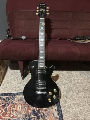 1990s Epiphone Les Paul Standard   Upgraded   Black