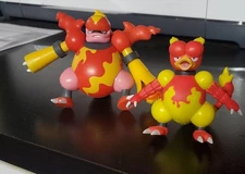 Jazware Magmar & Magmortar Battle Figures