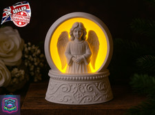 Tea Light Angel Snowglobe LED