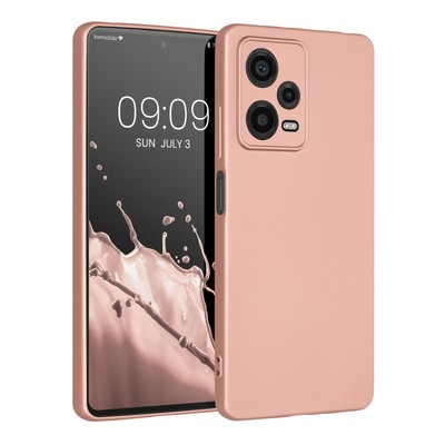 Handyhülle für Xiaomi Redmi Note 12 Pro 5G Silikon Case metallisch smartphone